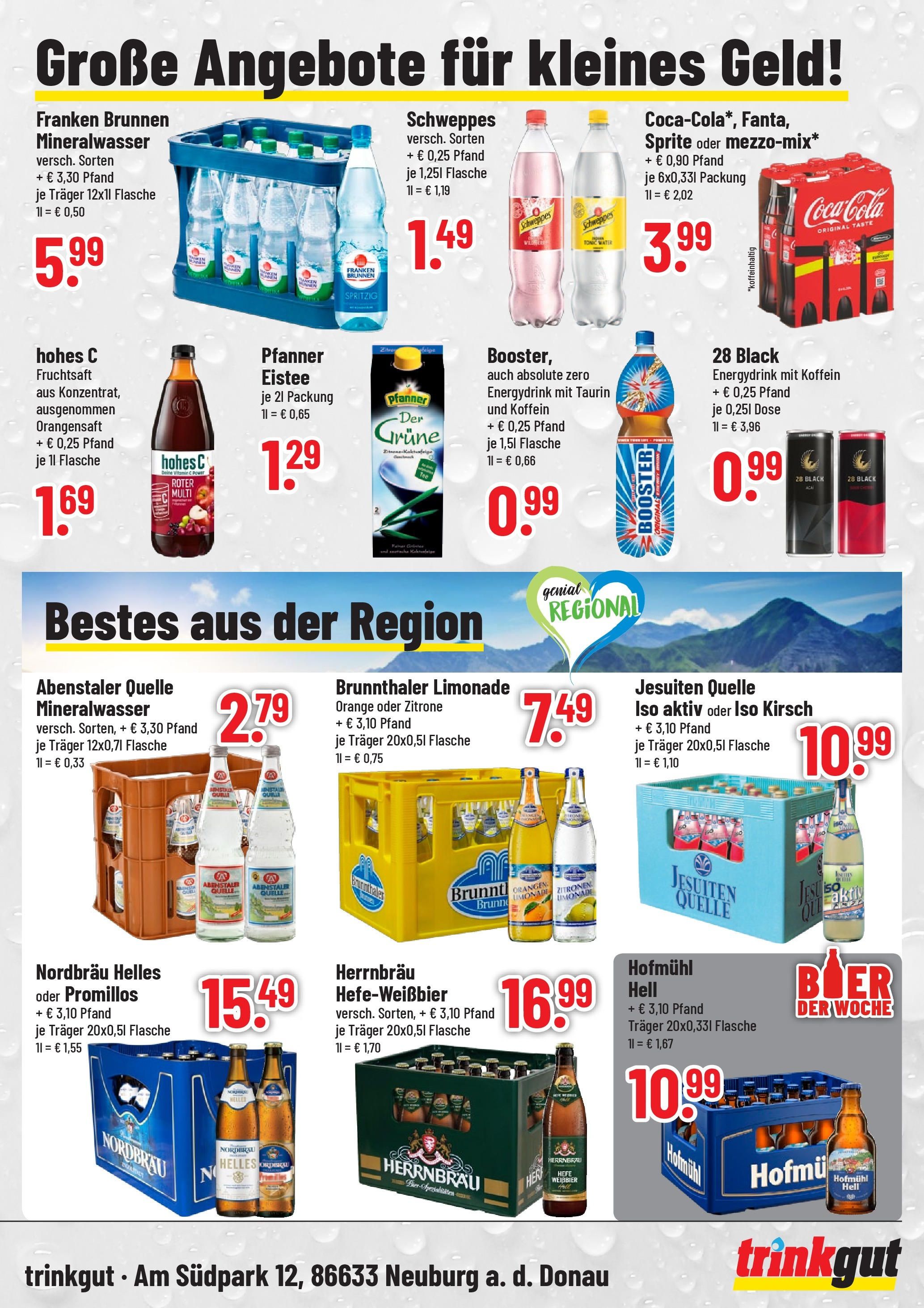 OFFERS - trinkgut: Wochenangebote (ab 05.05.2024) zum Blättern | Seite: 4 | Produkte: Sprite, Limonade, Orangensaft, Mineralwasser