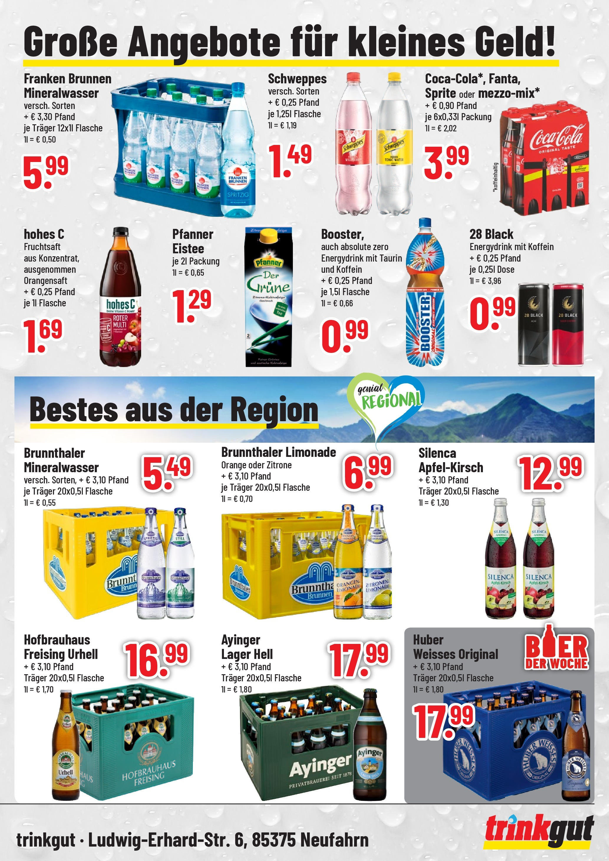 OFFERS - trinkgut: Wochenangebote (ab 05.05.2024) zum Blättern | Seite: 4 | Produkte: Coca cola, Sprite, Orangensaft, Zitrone
