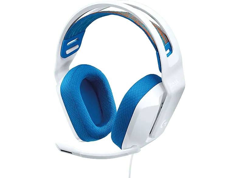 LOGITECH G G335, Kabelgebundenes Gaming Headset, Weiß