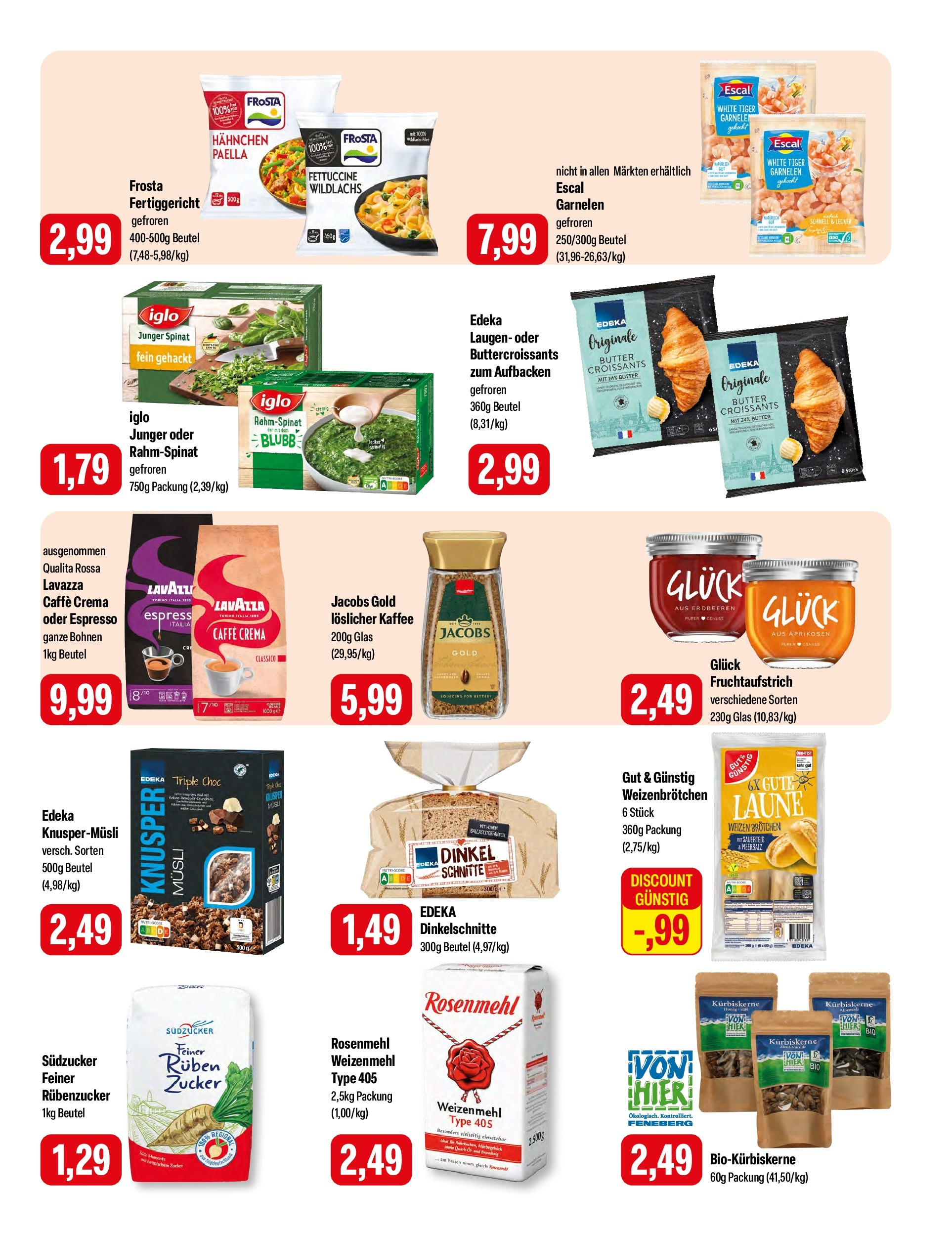 Feneberg Angebote (ab 10.05.2024) zum Blättern | Seite: 9 | Produkte: Butter, Kaffee, Garnelen, Zucker