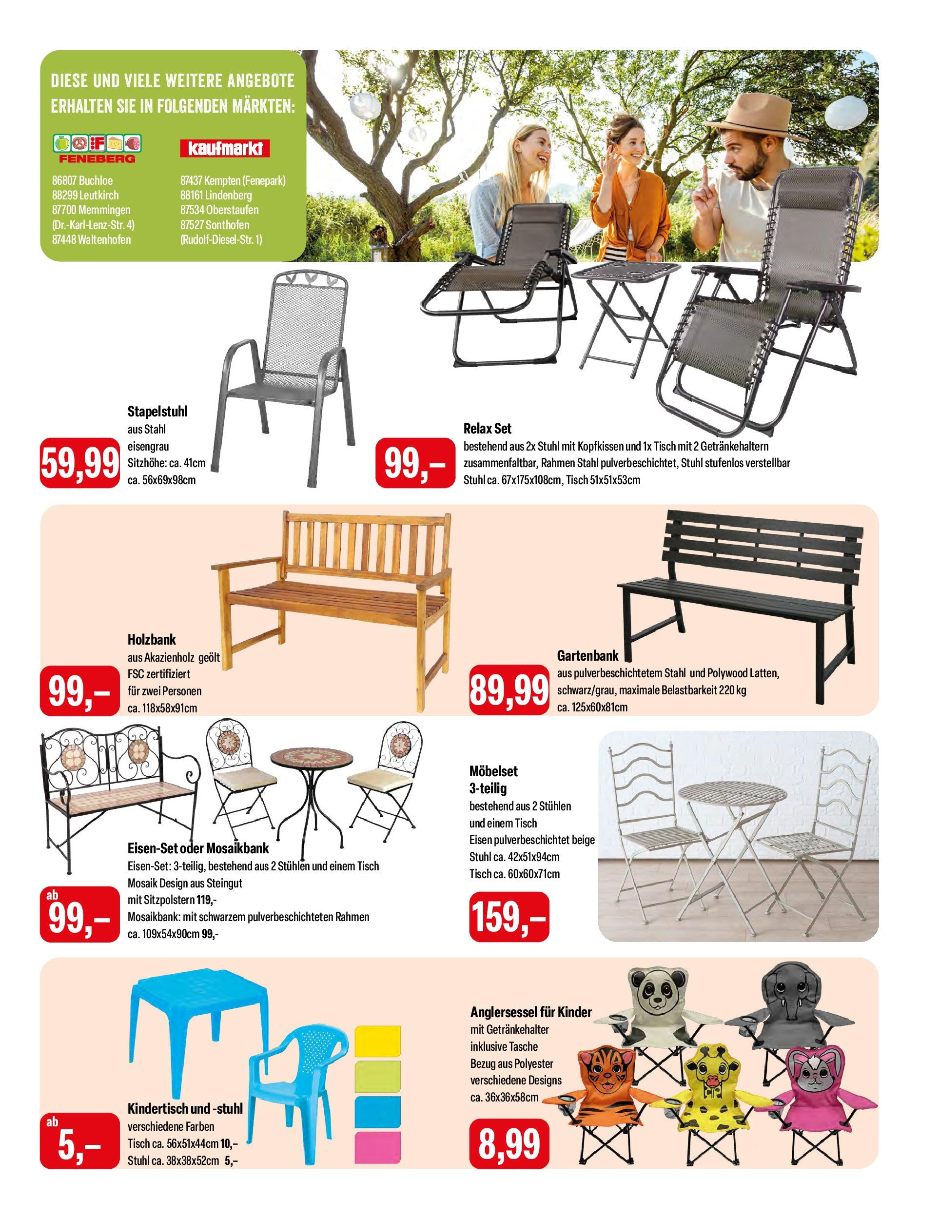 Feneberg Angebote (ab 10.05.2024) zum Blättern | Seite: 13 | Produkte: Tasche, Tisch, Stuhl, Kopfkissen