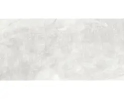 Feinsteinzeug Bodenfliese Geo 60,0x120,0 cm weiß rektifiziert