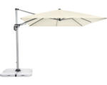 Hornbach Sonnenschirm Kurbelschirm Ampelschirm Doppler Polyester (PES) beige