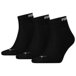 Damen & Herren-Socken Puma schwarz 3 Packstücke Größe 35-38