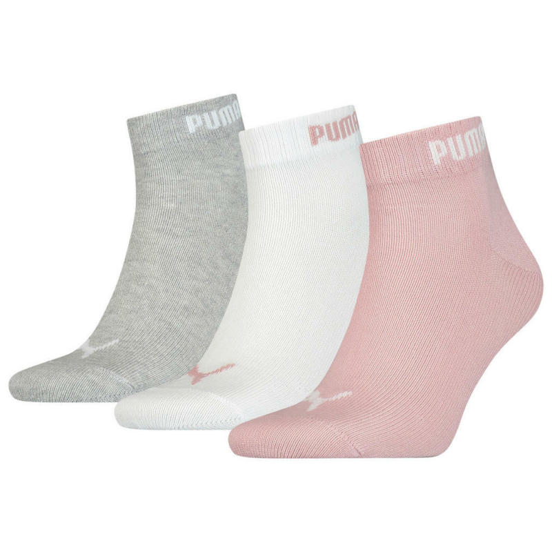 Damen & Herren-Socken Puma rosé 3 Packstücke Größe 35-38