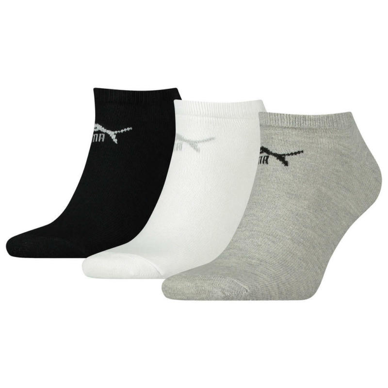 Damen & Herren-Socken Puma grau 3 Packstücke Größe 43-46