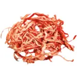 Mix Markt Snack aus Tintenfischtentakeln (Dosidicus gigas) in Steifen, gesalzen und ged&ouml;rrt, aufgetaut /lose - bis 14.03.2026