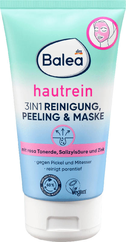 Balea 3in1 Reinigung, Peeling & Maske hautrein