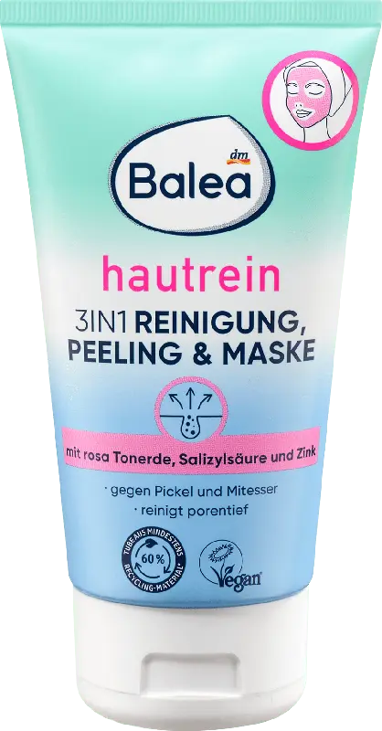 Balea 3in1 Reinigung, Peeling & Maske hautrein