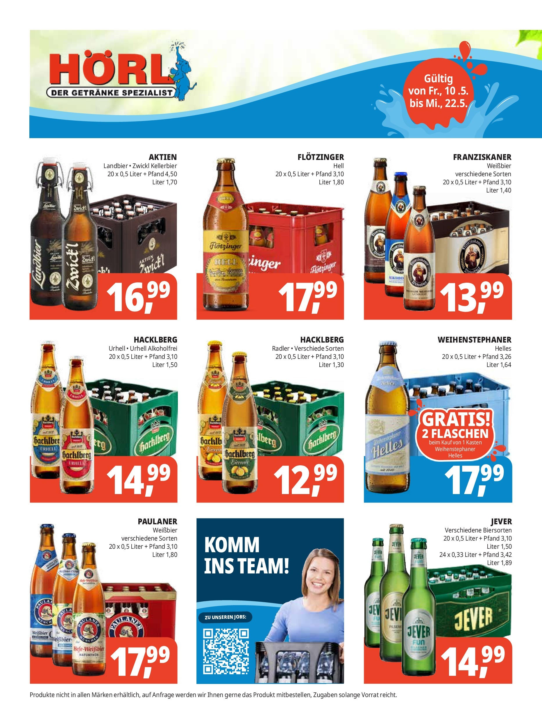 OFFERS - Getränke Hörl: Unsere Pfingst-Angebote! (ab 09.05.2024) zum Blättern | Seite: 2 | Produkte: Weißbier