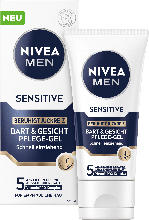 dm-drogerie markt NIVEA MEN Bart & Gesicht Pflegegel, sensitive - bis 31.05.2024