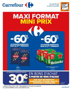 Carrefour - Prévisualisation de Carrefour Maxi format, mini prix valide à partir de 29.04.2024