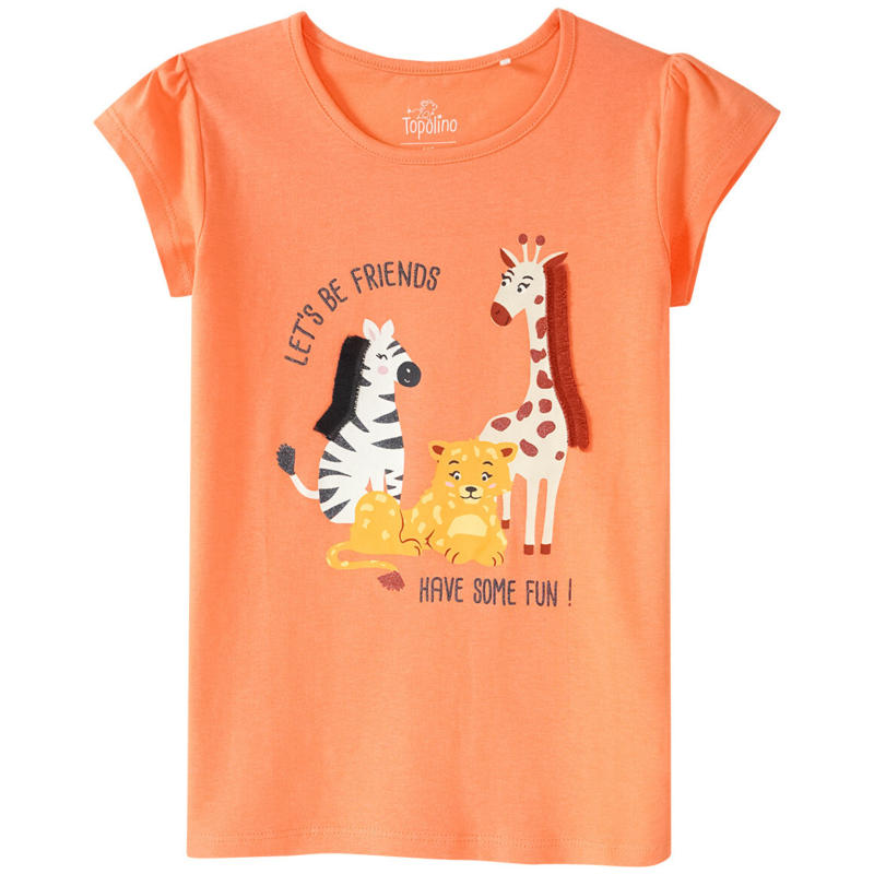 Mädchen T-Shirt mit Tier-Motiven