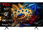 MediaMarkt TCL 50C655 (50 Zoll 4K QLED TV mit Google und Game Master 3.0, 144Hz Motion Clarity Pro, Sprachassistent); LED QLED TV - bis 08.06.2024