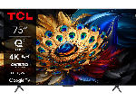 MediaMarkt TCL 75C655 (75 Zoll 4K QLED TV mit Google und Game Master 3.0, 144Hz Motion Clarity Pro, Sprachassistent); LED QLED TV - bis 11.05.2024