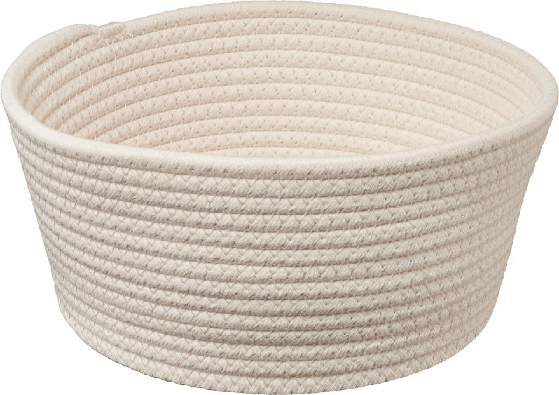 Dekorieren & Einrichten Korb aus Baumwolle offwhite, (25,5x13,5cm)