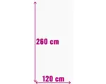 Hornbach Feinsteinzeug Wandfliese Blanco 120x260 cm matt rektifiziert
