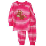 Ernsting's family Baby Schlafanzug mit Pferdchen-Applikation (Nur online) - bis 12.05.2024