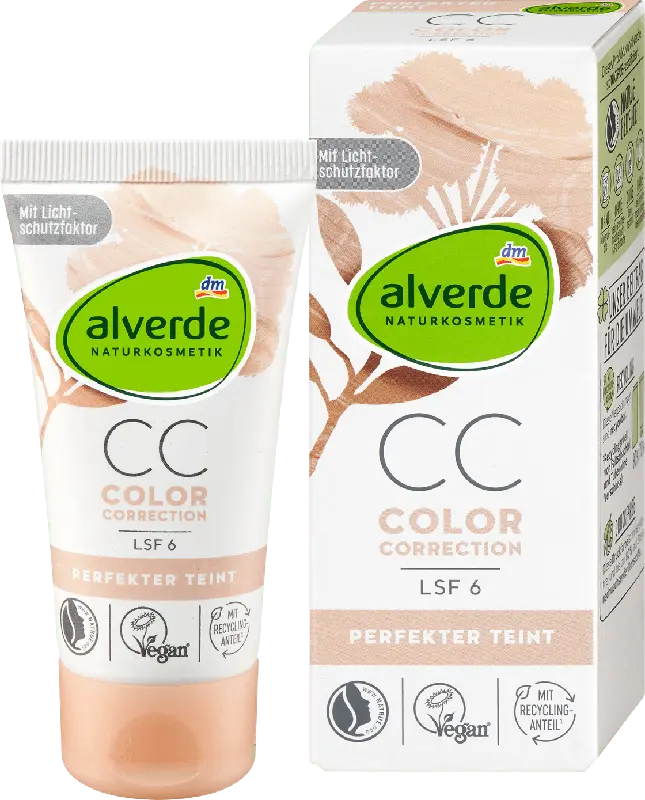 alverde NATURKOSMETIK CC Color Correction Creme LSF 6
