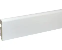 Sockelleiste FU91L MDF weiß lackiert 15x89 mm L:2400 mm