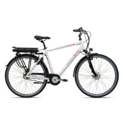 Електрически велосипед CHRISSON E-GENT 28" WHITE 102558 250 W, ДО 25 КМ/Ч, ПРОБЕГ ДО 90 КМ, 28.00 "