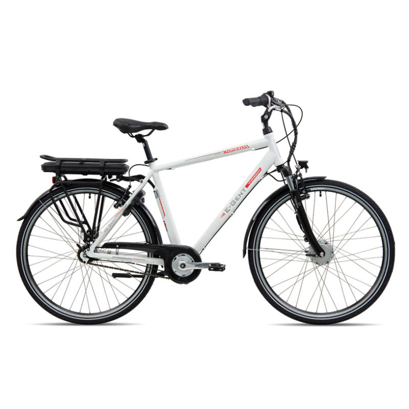 Електрически велосипед CHRISSON E-GENT 28" WHITE 102558 250 W, ДО 25 КМ/Ч, ПРОБЕГ ДО 90 КМ, 28.00 "