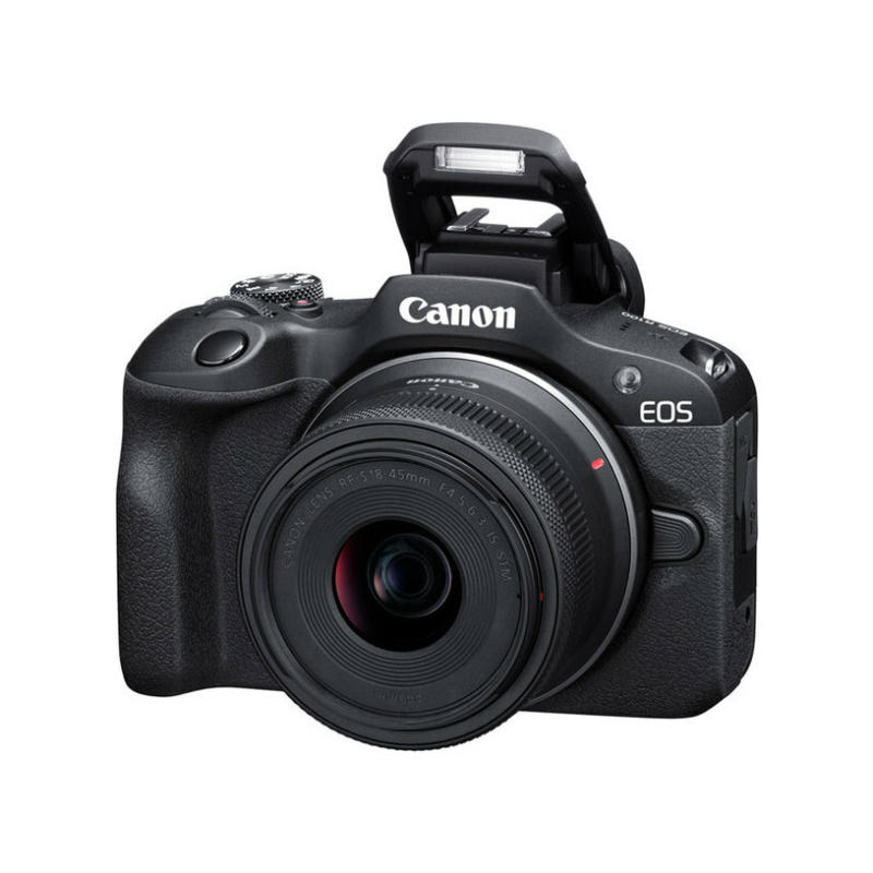 Безогледален фотоапарат CANON EOS R100+RF-S18-45 S 24.1 MPx, WI-FI, MIRRORLESS