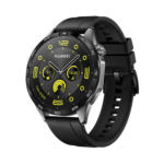 Технополис Смарт часовник HUAWEI WATCH GT4 BLACK BLACK FLUOROELASTOMER STRAP 46 MM, GPS, ПУЛСОМЕР, SPO2