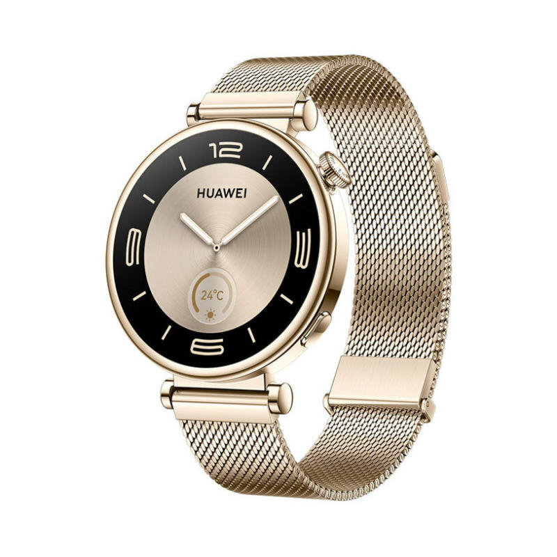 Смарт часовник HUAWEI WATCH GT 4 LIGHT GOLD Gold Milanase Strap 41 MM, GPS, ПУЛСОМЕР, SPO2