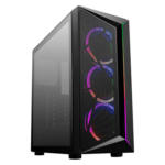 Технополис Гейминг настолен компютър GPLAY FIGHTER V2 AMD RYZEN 5 5500, NVIDIA GEFORCE RTX 3050 OC, RAM ПАМЕТ 8+8 GB, 3200 MHz