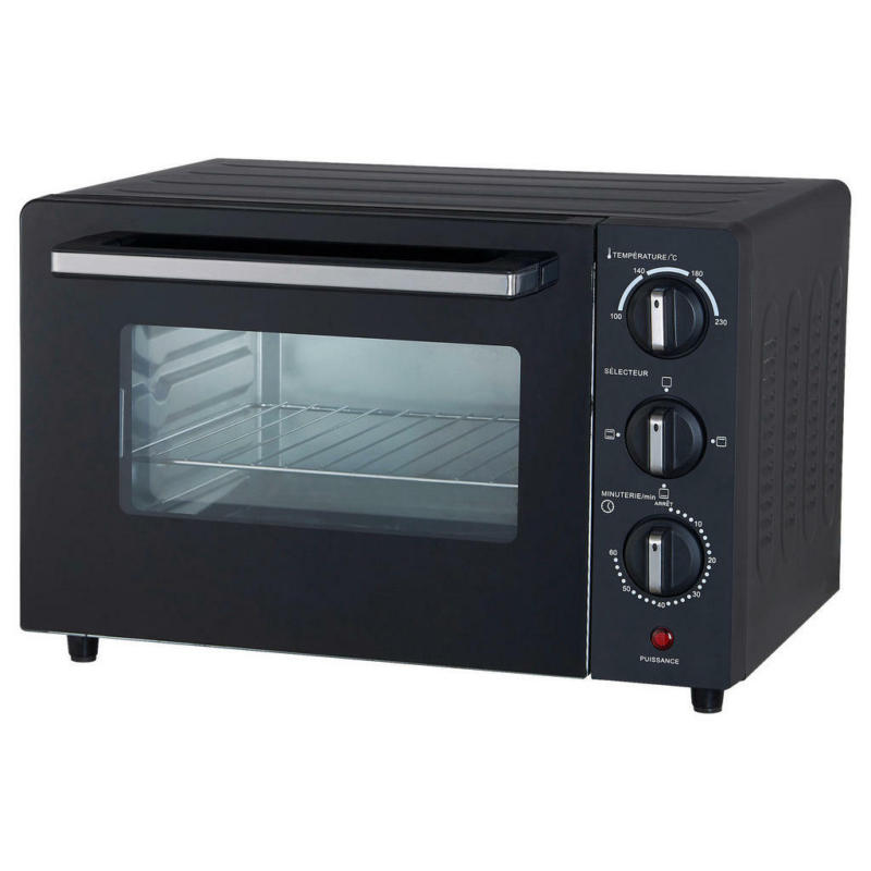 Emerio Pizza-Ofen MO-130759.1 schwarz Metall ca. 16 l