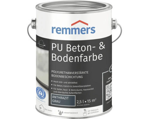 Remmers PU Betonfarbe und Bodenfarbe anthrazit 2,5L