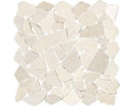 Hornbach Natursteinmosaik Marmor Biancone polygonal 30,5x30,5 cm beige