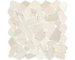 Hornbach Natursteinmosaik Marmor Biancone polygonal 30,5x30,5 cm beige