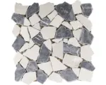 Hornbach Natursteinmosaik Marmor Biancone Java 30,5x30,5 cm weiß grau