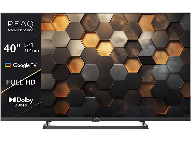 Peaq PTV 40GF-5024C 40 Zoll Full HD Smart Google TV; LED TV