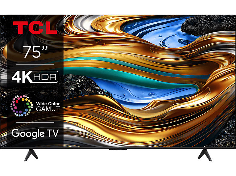 TCL 75P755 (75 Zoll 4K HDR-Fernseher mit Google TV und Game Master); LED TV