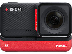 Insta 360 One RS 4K Edition, 48MP, 16mm, f2.4, Bluetooth 5.0, WLAN, 5m Wasserdicht, Schwarz/Rot; Action Cam