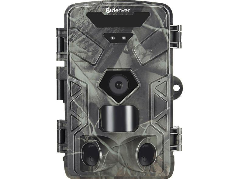 Denver WCT-8016 Wildkamera, 8MP, 4K, IP65, 2 Zoll LCD, 6 Monate Standby, Schwarz/Camouflage