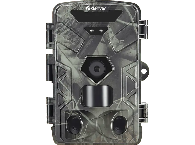 Denver WCT-8016 Wildkamera, 8MP, 4K, IP65, 2 Zoll LCD, 6 Monate Standby, Schwarz/Camouflage