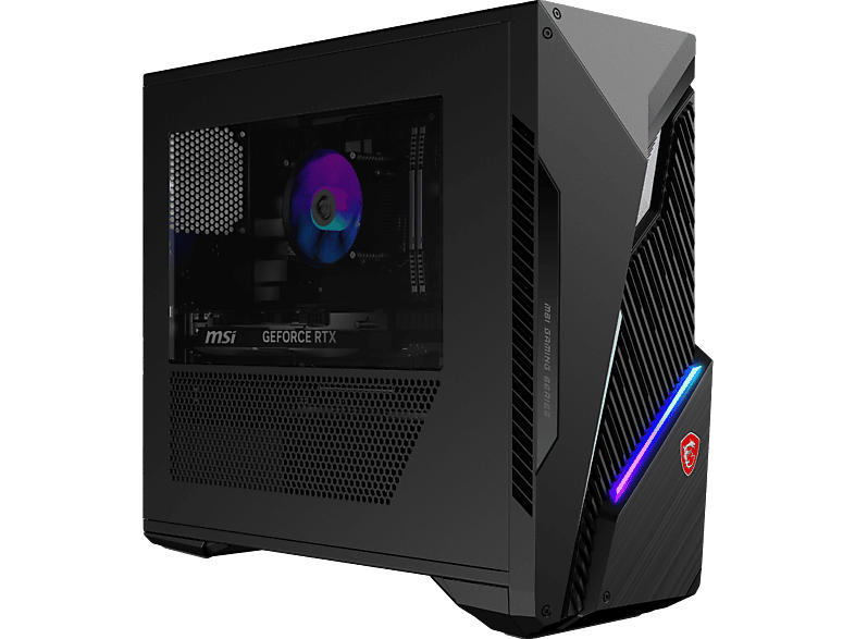 MSI MAG Infinite S3 14NUE7-1412DE Gaming PC, i7-14700F, 32 GB RAM, 1 TB SSD, RTX 4070, Win11 Home, Schwarz