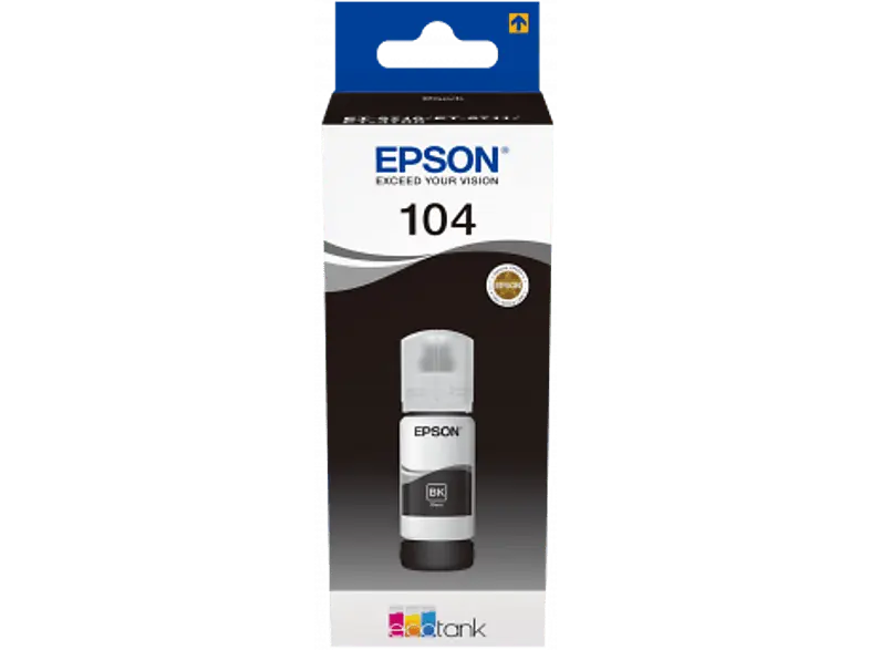 EPSON 104 EcoTank-Tintenflasche in Schwarz