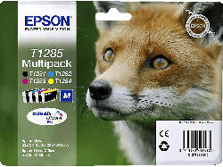 Epson Fuchs, T1285, 4-farbig, C13T12854012; Tintenpatrone