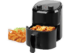 Emerio AF-130646 Smart Fryer Heißluftfritteuse (2,2 l, 1000 Watt, Schwarz)