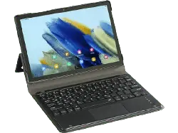 HAMA Tablet-Case "Premium" mit Tastatur für Samsung Galaxy Tab A8 10.5", Schwarz; Schutzhülle mit Tastatur