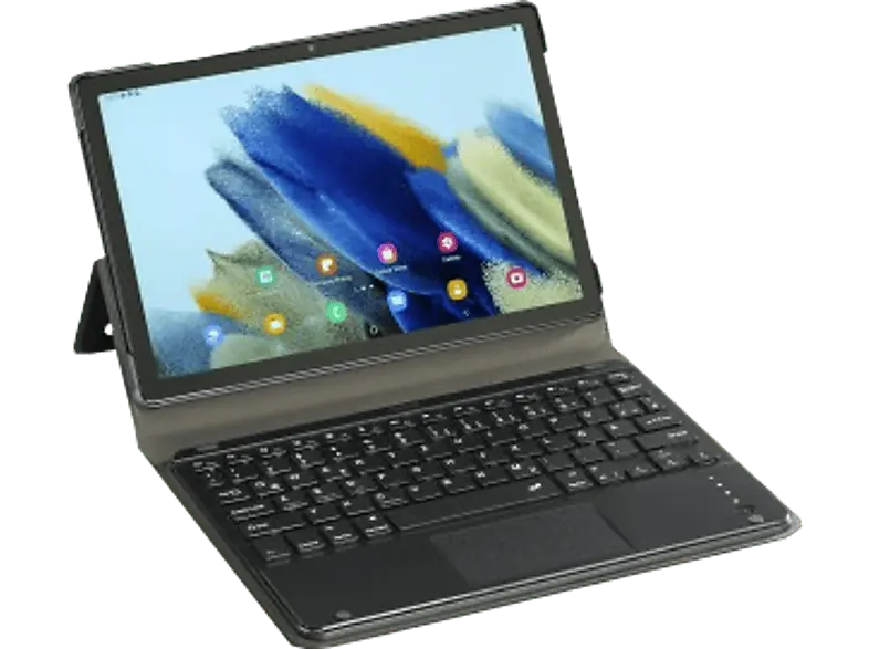 HAMA Tablet-Case "Premium" mit Tastatur für Samsung Galaxy Tab A8 10.5", Schwarz; Schutzhülle mit Tastatur