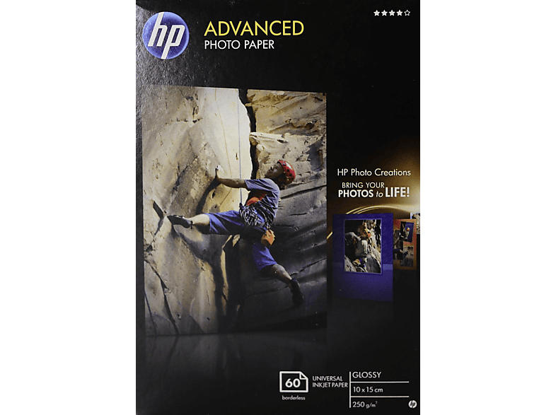 HP Advanced Fotopapier glänzend 10x15 Q8692A