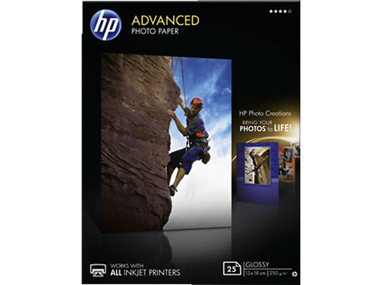 HP Advanced Fotopapier glänzend 13x18 Q8696A