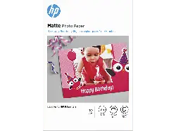 HP Fotopapier matt - 25 Blatt/10 x15 cm