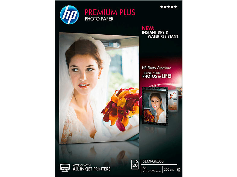 HP Premium Plus Fotopapier seidenmatt A4 CR673A